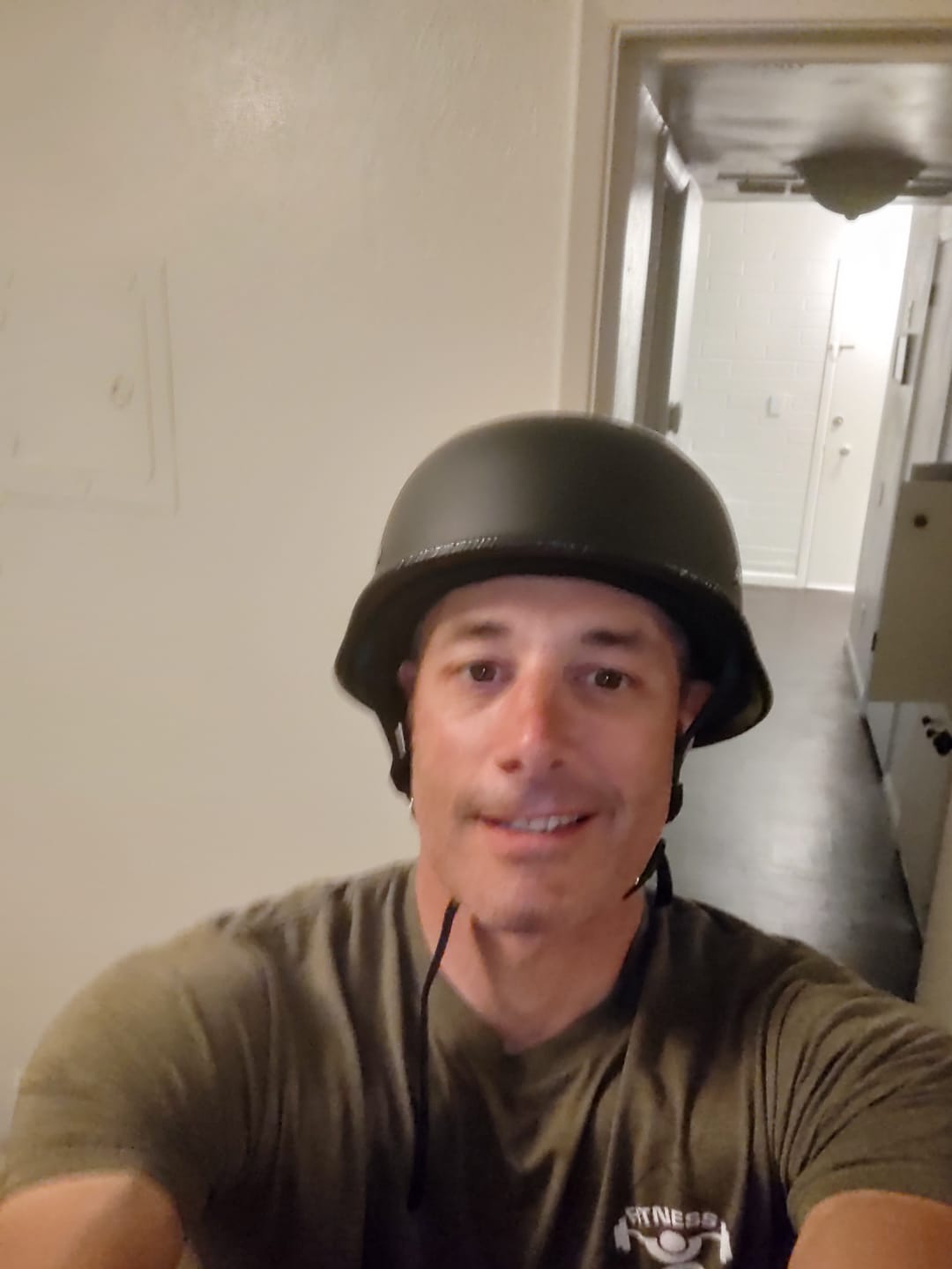 Customer photo review of Mayan Style Half Helmet Lightweight Face German Style DOT Helmet - Matte Black