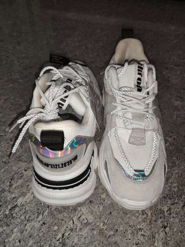 Customer photo review of Phantom A-500 Snow Phantom Minimalist Chunky Sneaker