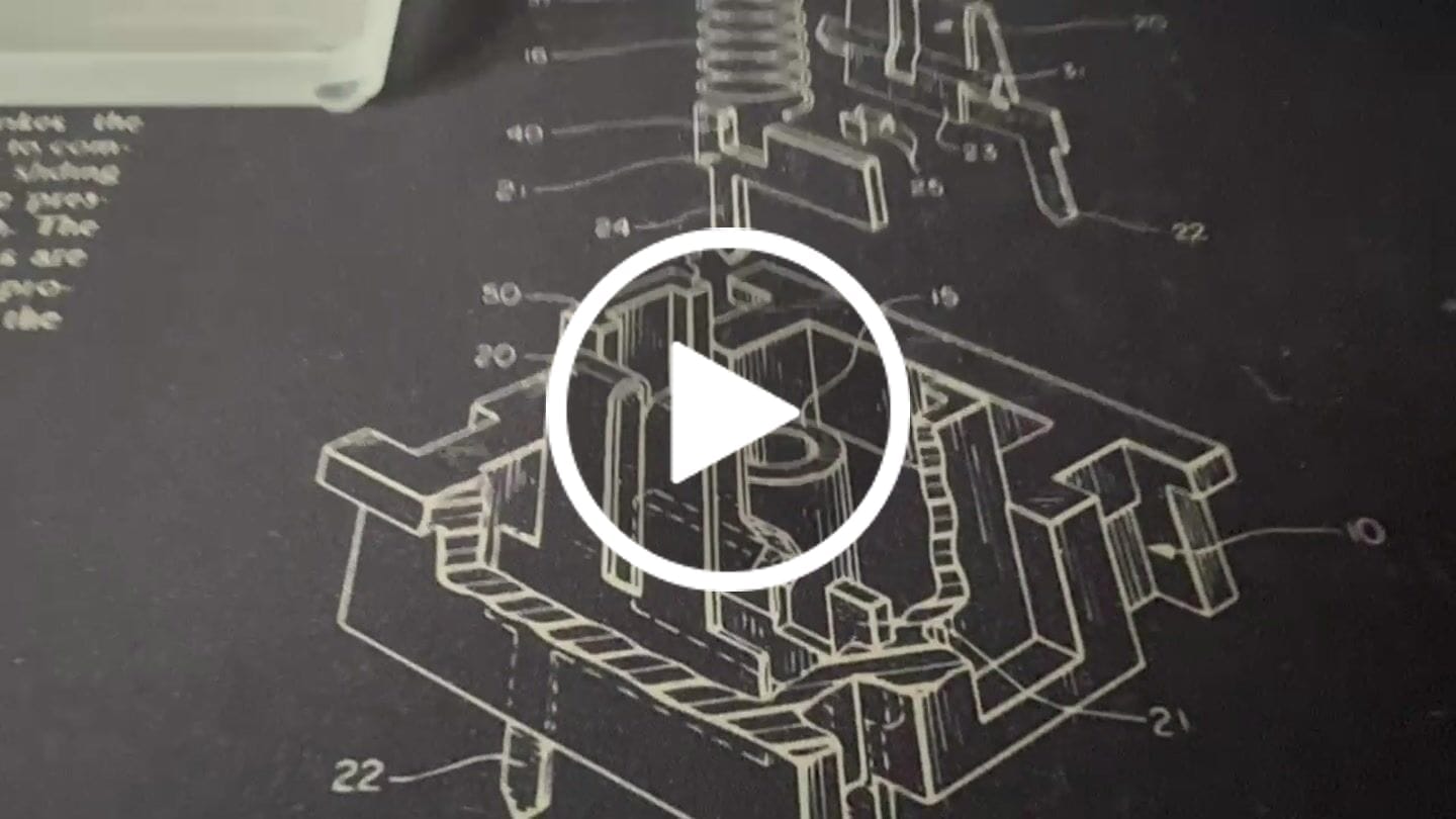 Customer video review of KEYGEEK X MZ Y3 LINEAR SWITCH FACTORY LUBED (10PCS)