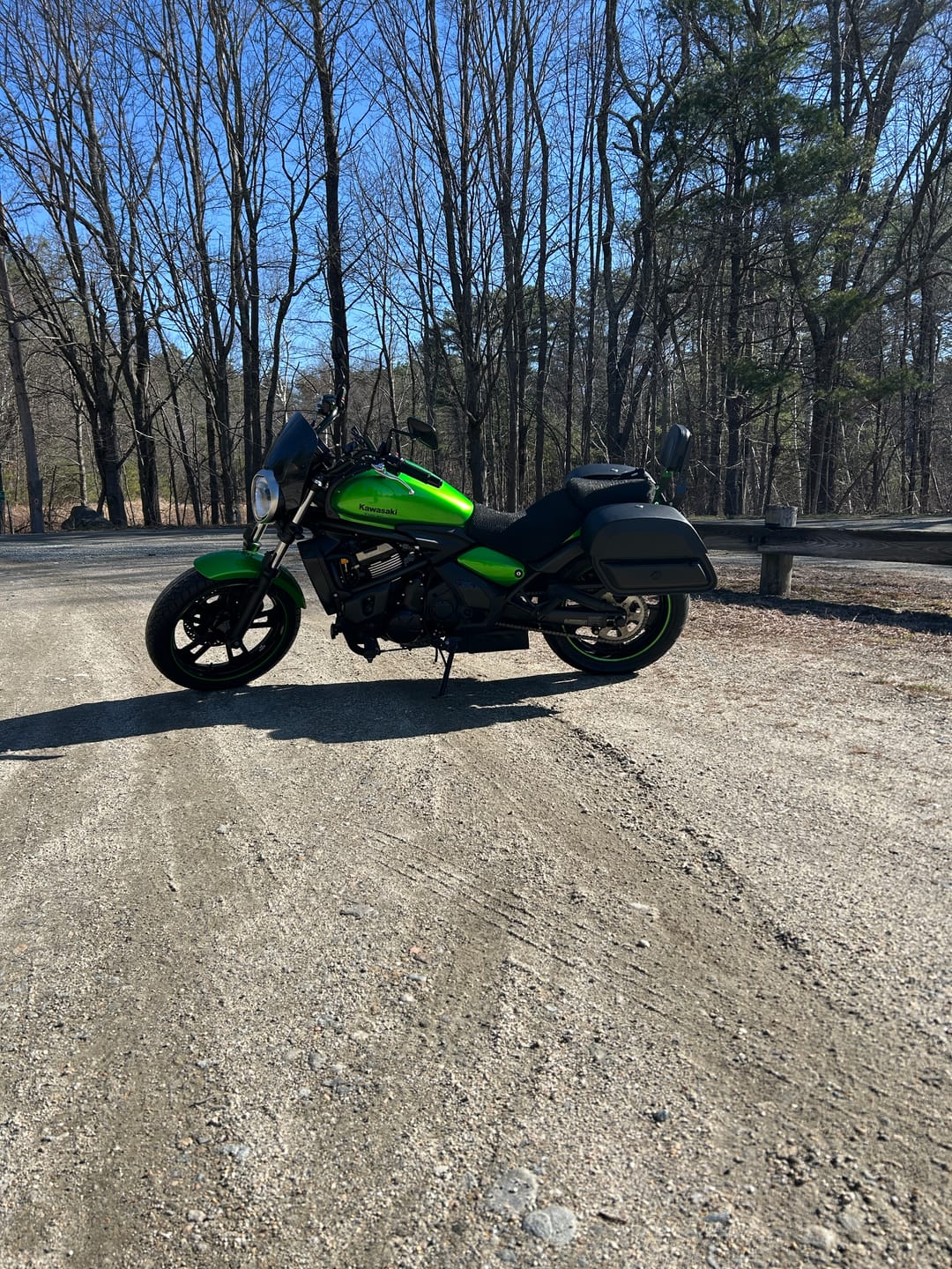 Customer photo review of 28L - Pantheon Medium Quick-Mount Kawasaki Vulcan S VN650 Motorcycle Saddlebags
