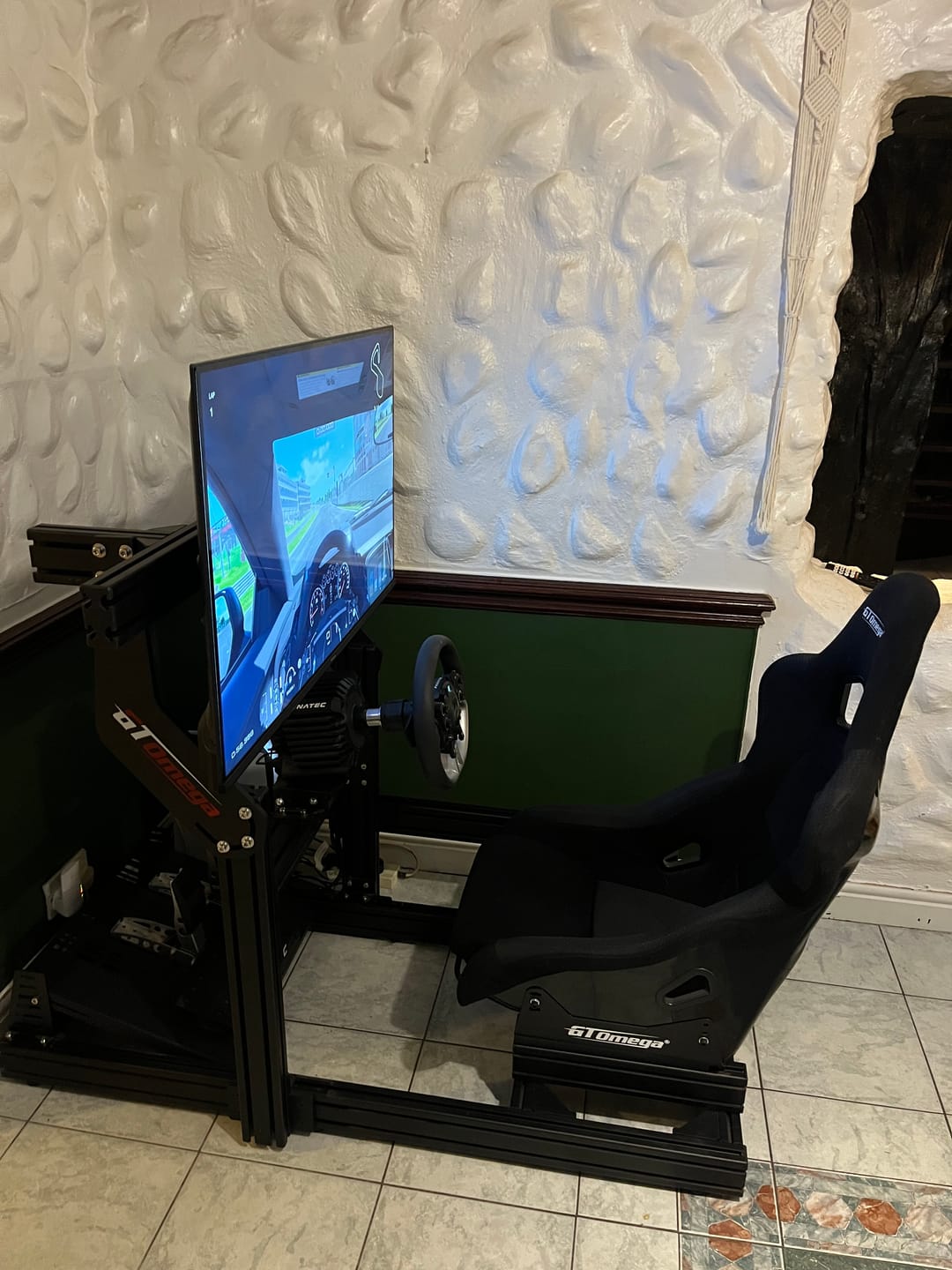 Customer photo review of PRIME Integrated Monitor Mount