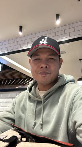 Customer photo review of 9FORTY A-Frame Trucker Los Angeles Dodgers Black Scarlet Snapback