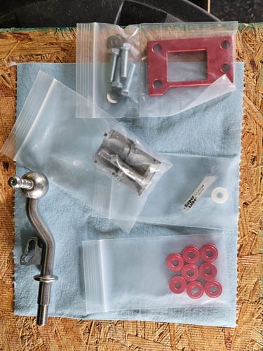 Customer photo review of Solid Aluminum Shifter Base Bushings