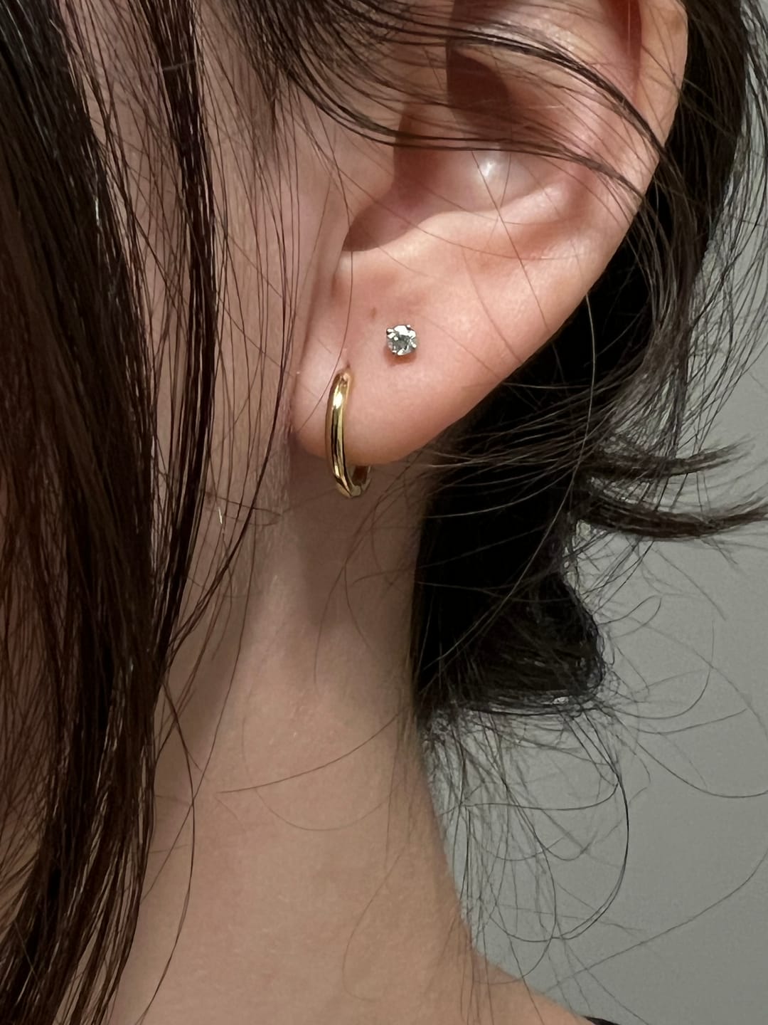 Customer photo review of Essential Earrings Extra Small