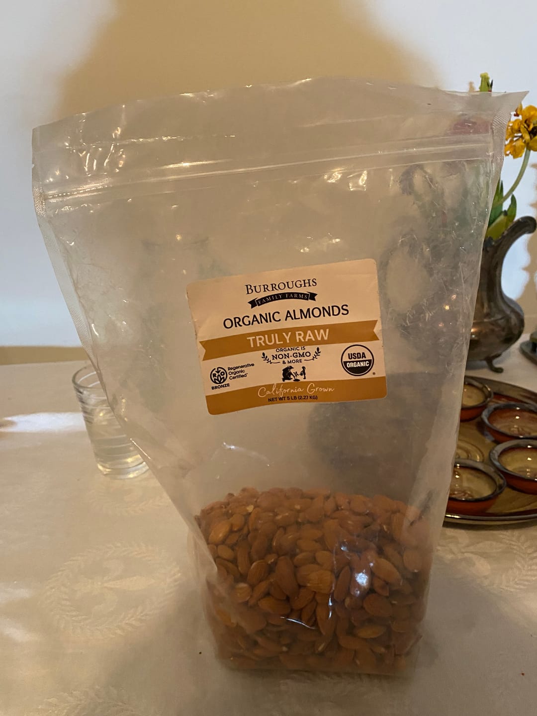 Customer photo review of Truly Raw Regenerative Organic Almonds