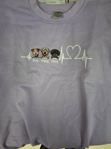 Customer photo review of HEARTBEAT CREWNECK (Unisex)