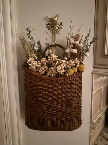 Customer photo review of Brass Bird Hook - Antique Brass