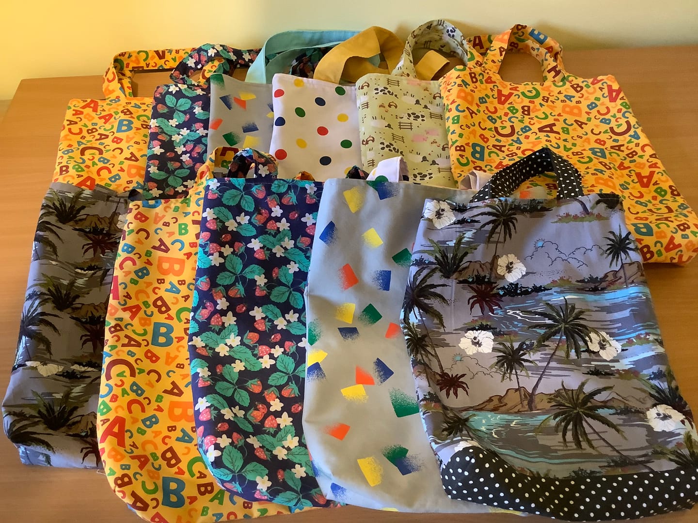 Customer photo review of Farm Animals Polycotton Fabric