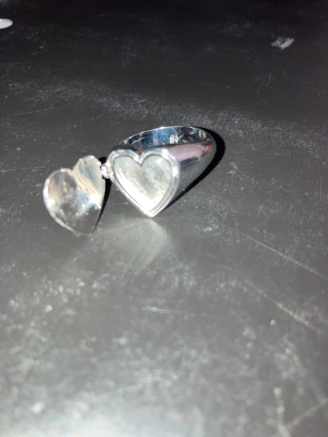 Customer photo review of LOCKET HEART RING