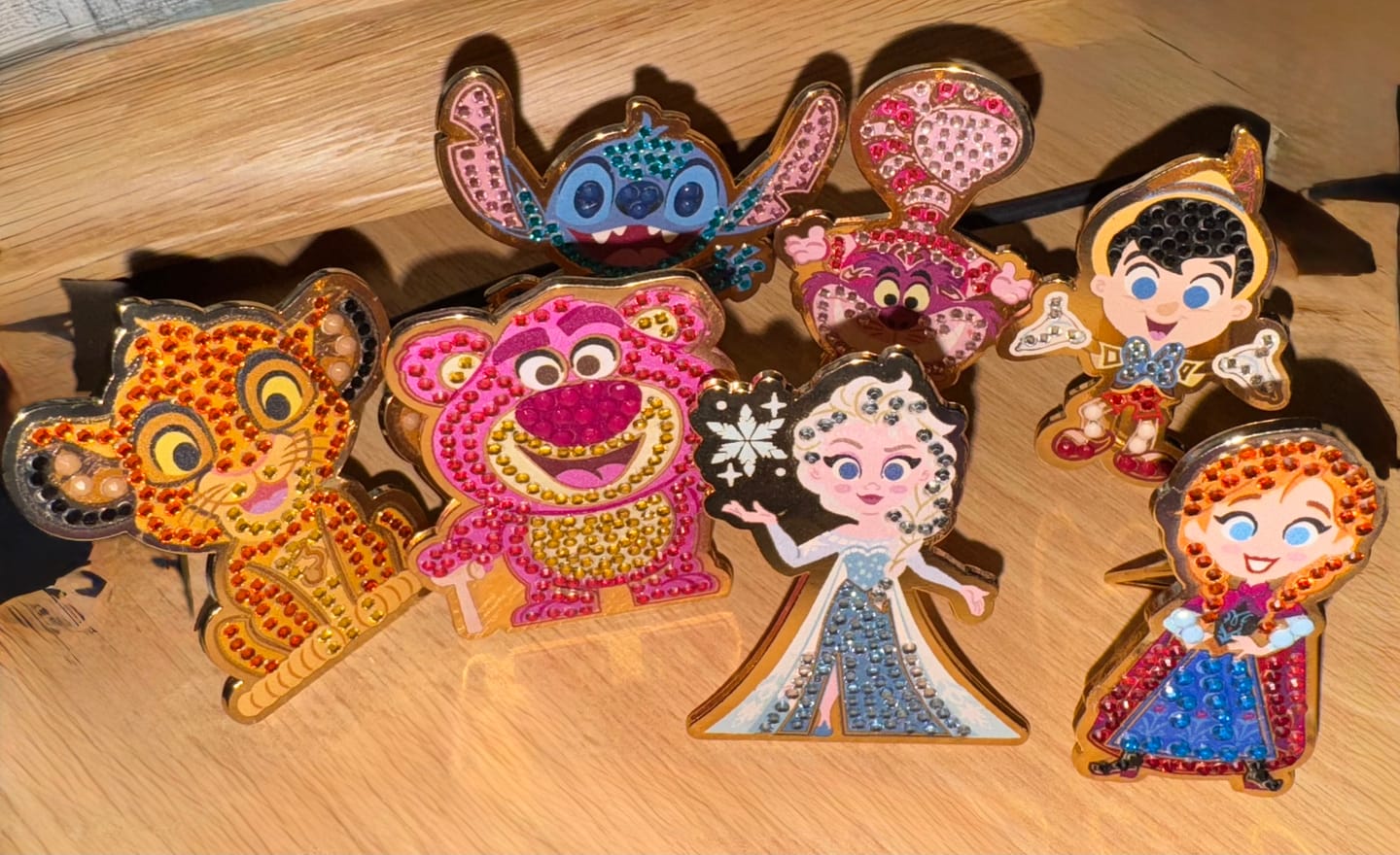Customer photo review of Disney Crystal Art Pin Badge - Blind Bag
