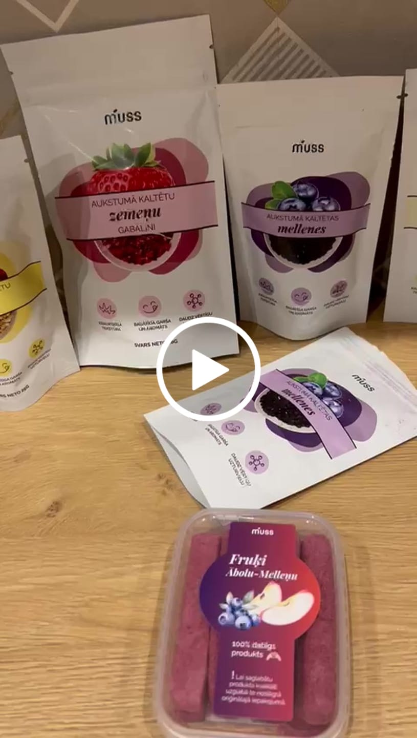 Customer video review of Fruķi Ābolu - Melleņu