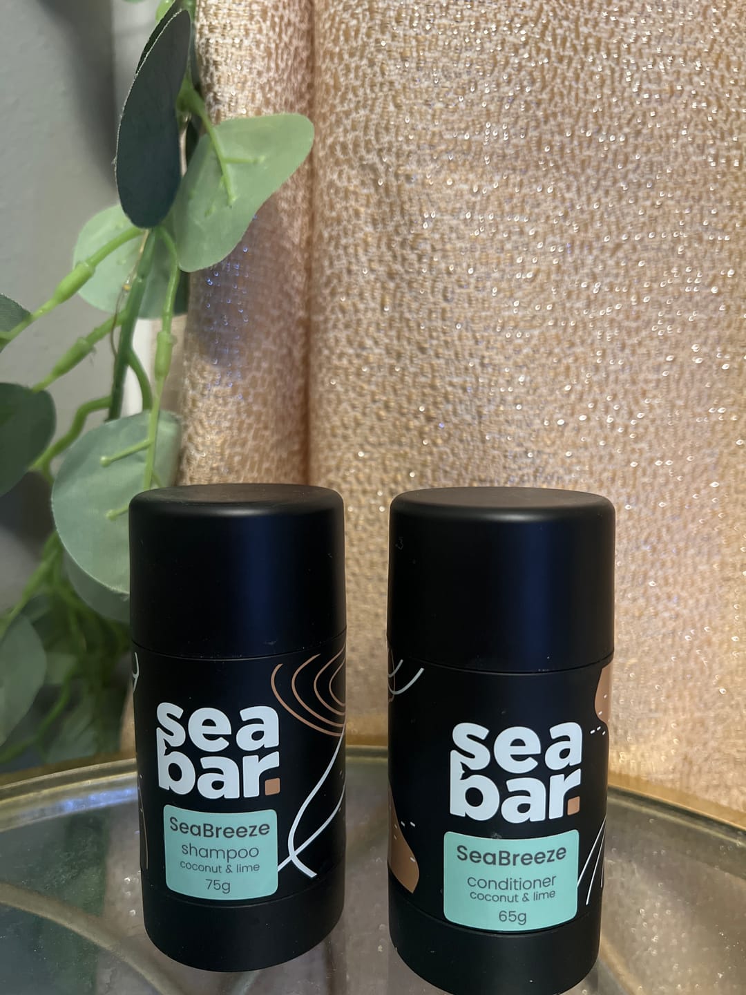 Customer photo review of SeaBreeze Shampoo and Conditioner Bar Bundle