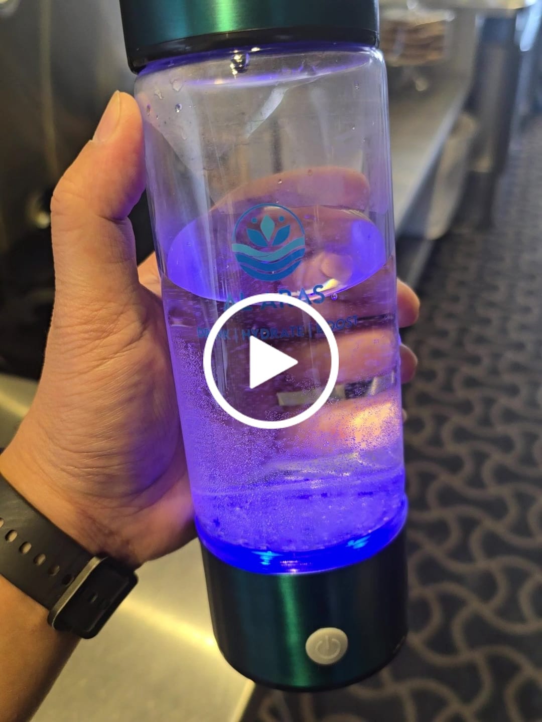 Customer video review of Hydrogen Water Bottle - Free eBook