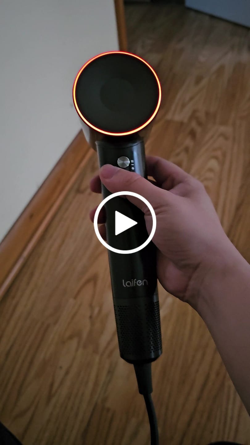 Customer video review of Laifen Swift Special · High-speed hair dryer (3 nozzles)