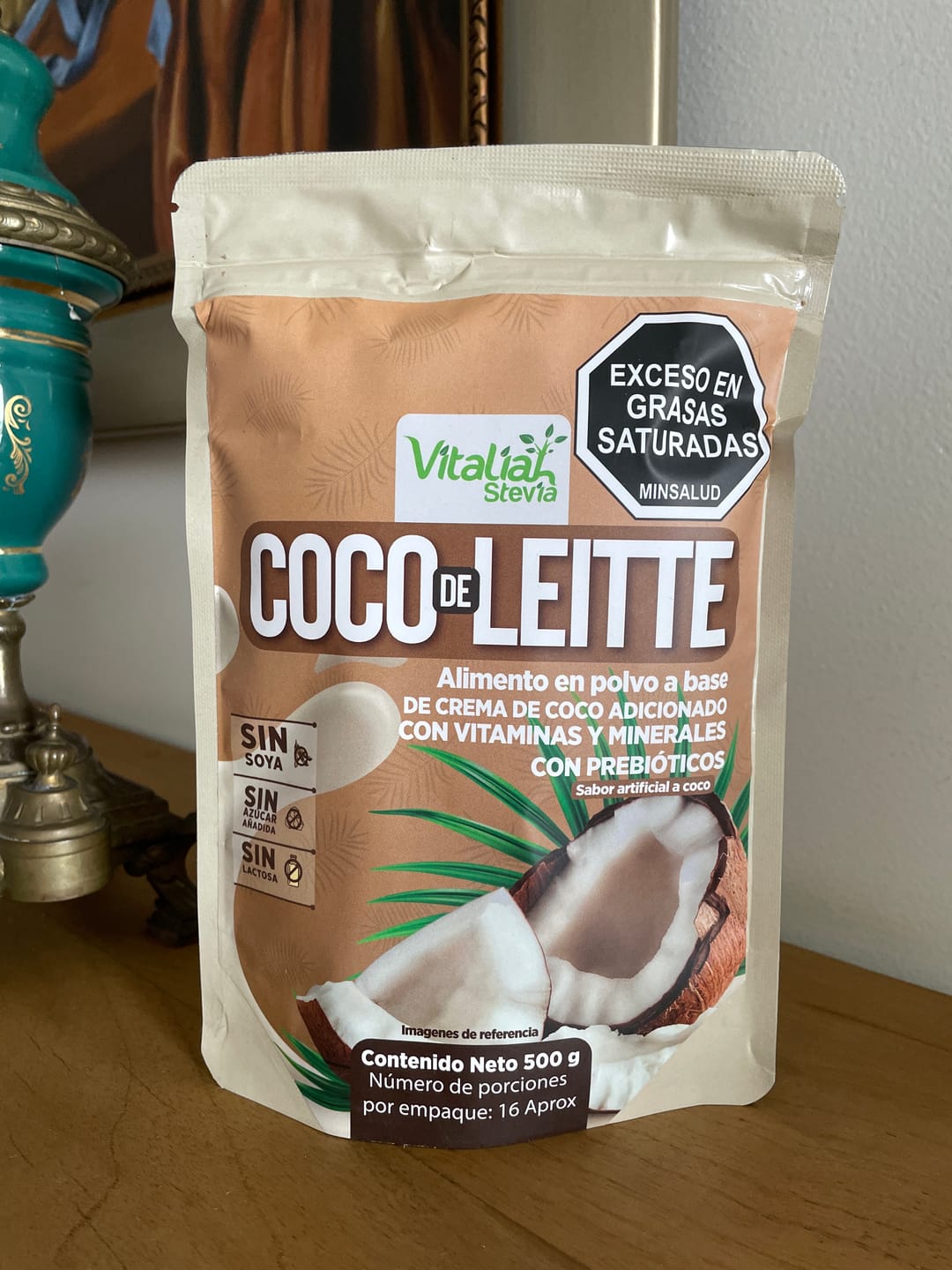 Customer photo review of Batido x500g bolsa- Coco de Leitte: Leche de Coco - X500 G