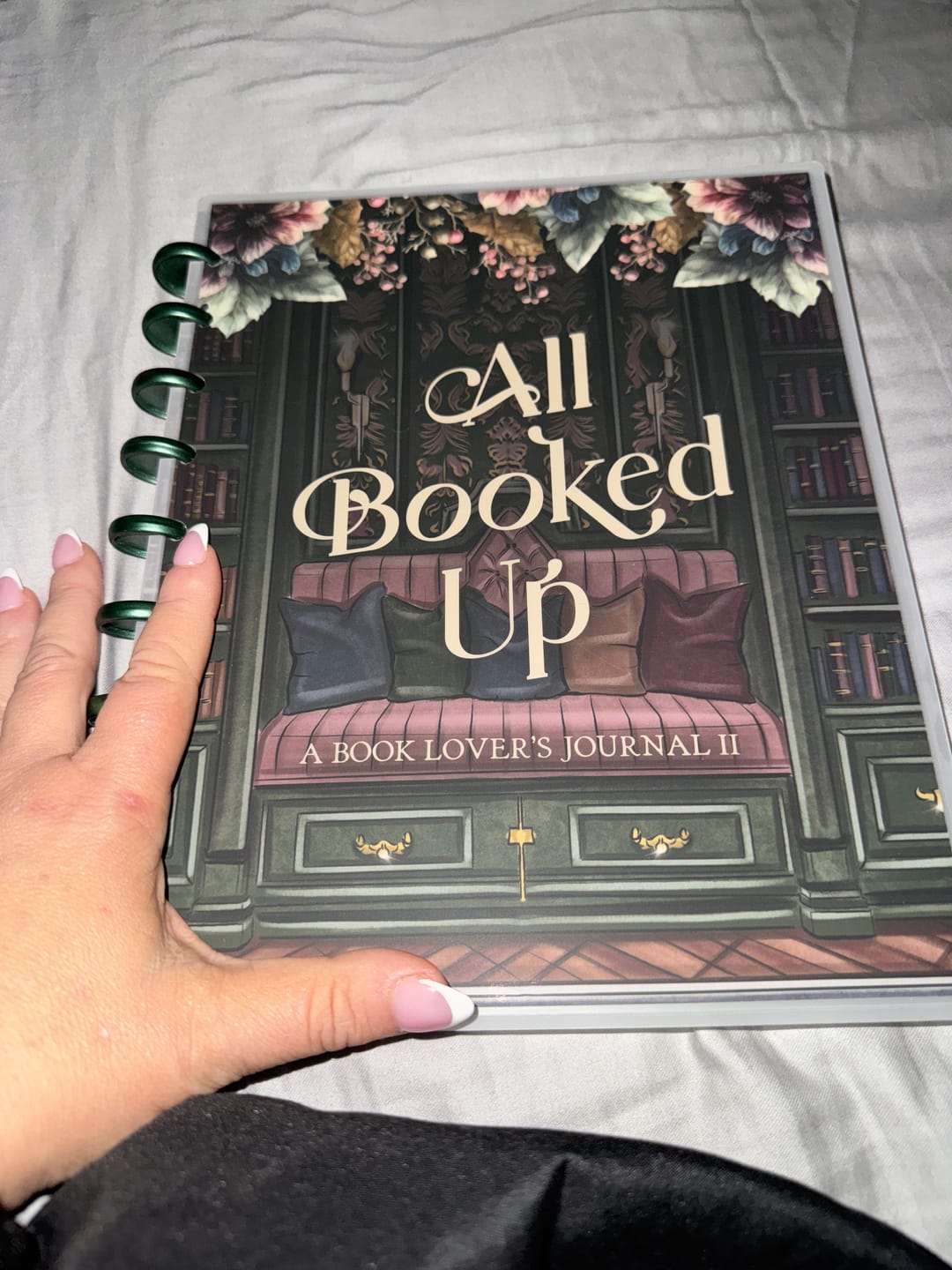 Customer photo review of Dark Academia All Booked Up Reading Journal