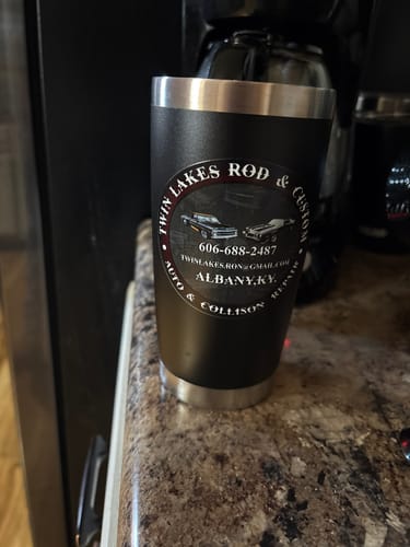 Customer photo review of (6 Pieces) Custom Digitally Printed Full Color - 20oz Tumblers