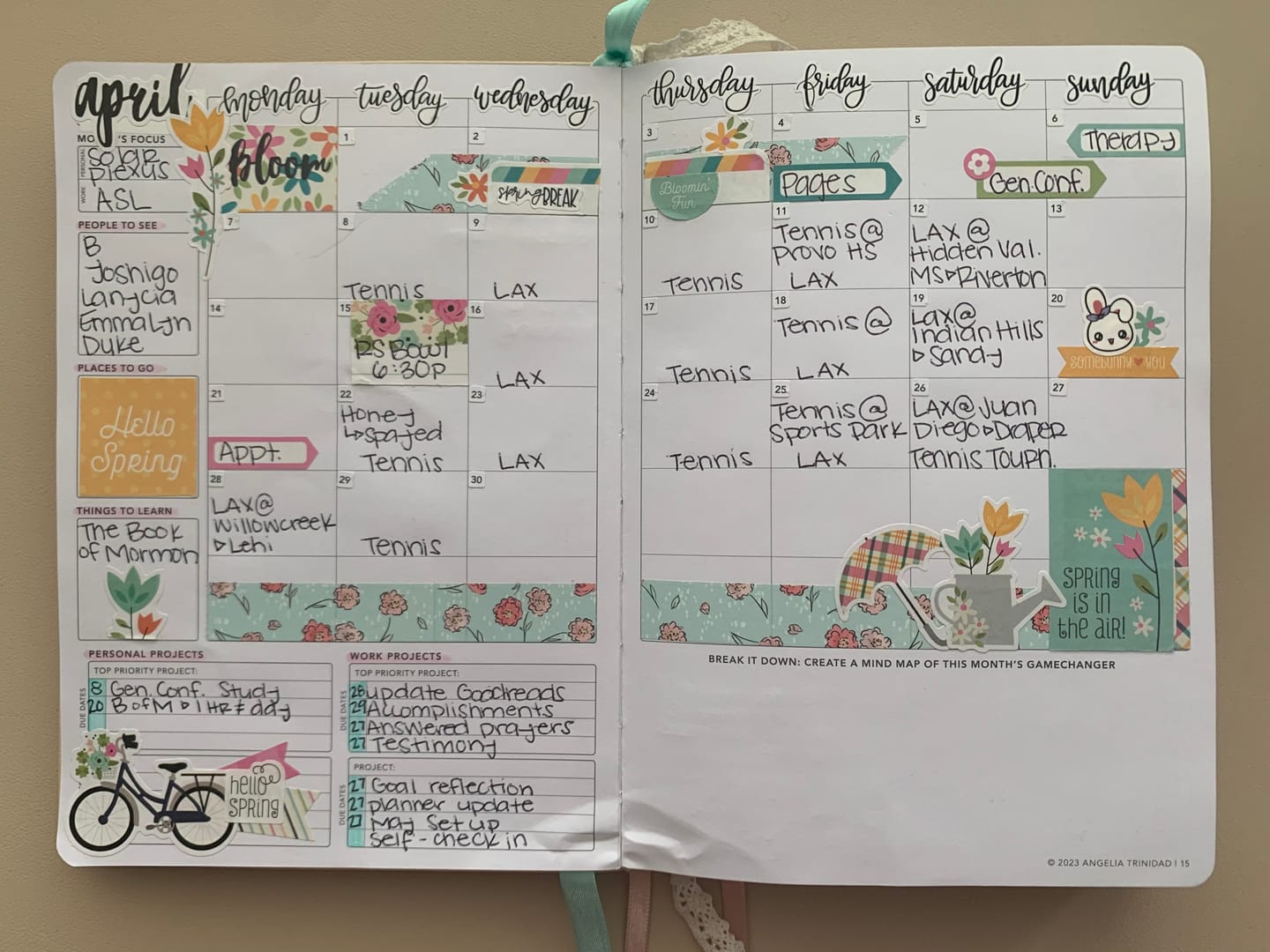 Customer photo review of Calendar Date Stickers