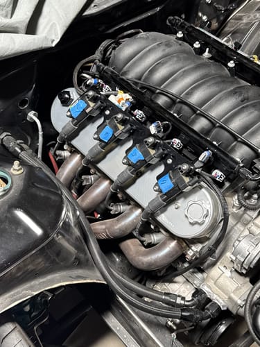 Customer photo review of Motion Raceworks Clear Anodized Billet LS Valve Covers 10-120CLR