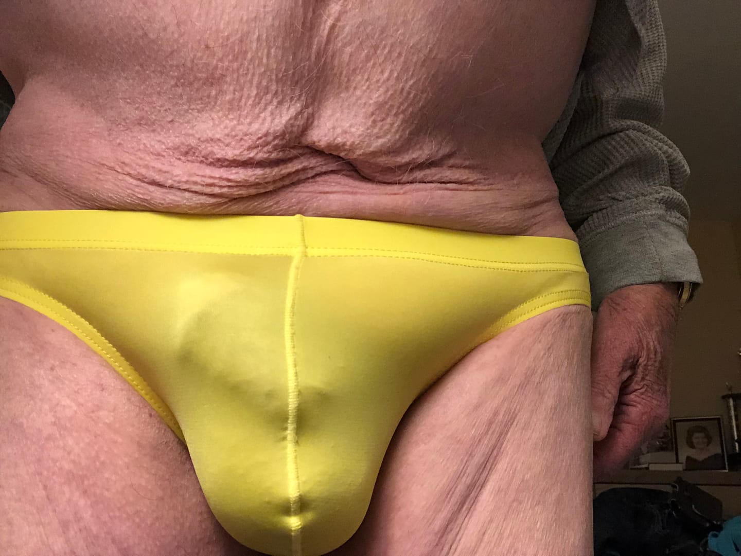 Customer photo review of Low Waist Ice Silk Transparent Seamless Underwear