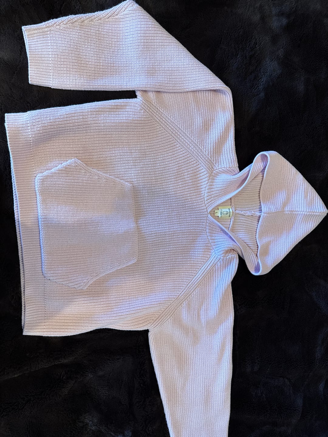 Customer photo review of Love Knit Hoodie-Final Sale