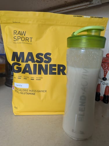 Customer photo review of Mass Gainer | Plant Based Vegan