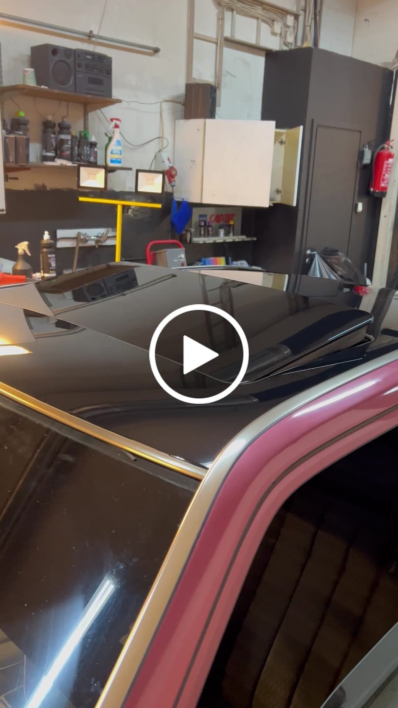 Customer video review of Mallcas™ Glossy Black Vinyl Wrap (PET Liner)