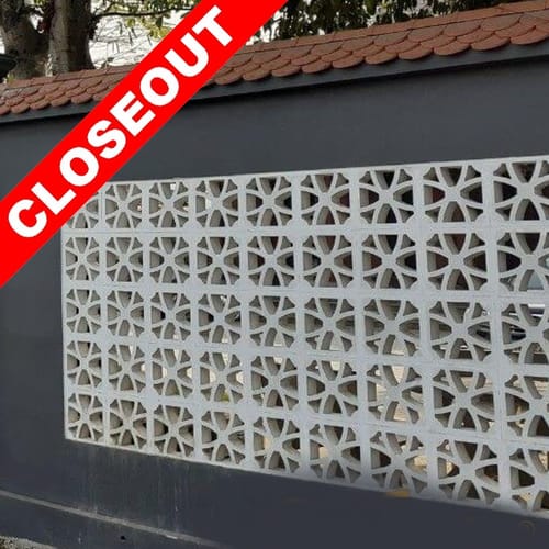 Swivel Natural Cement 11 4 Breeze Block Grey