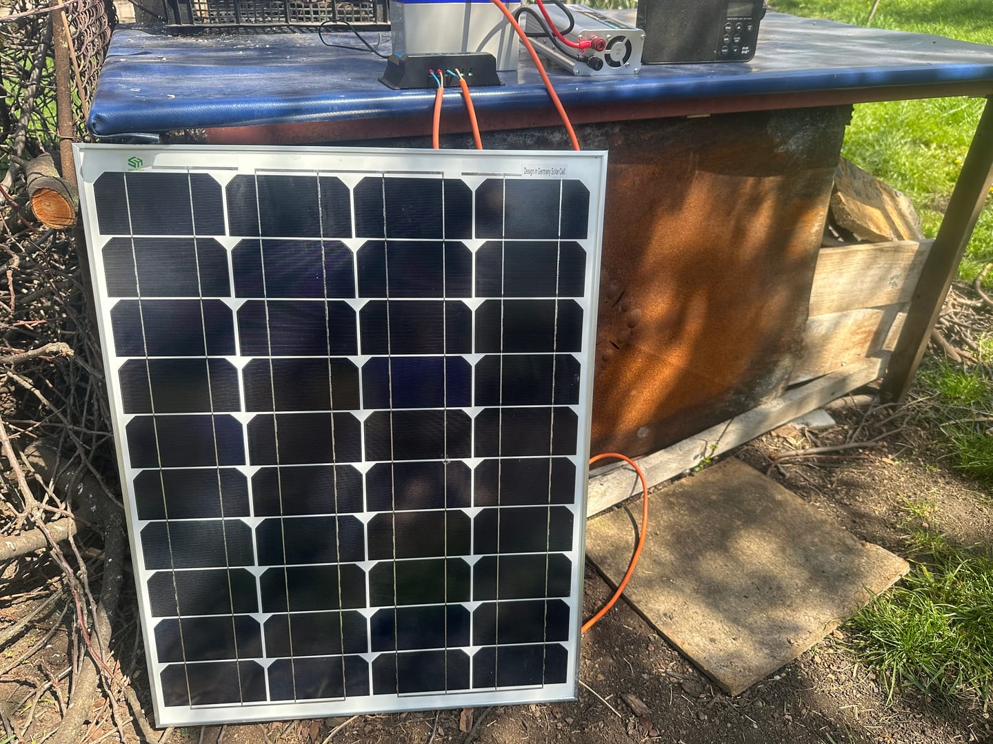 Customer photo review of Panou Solar Fotovoltaic 50W policristalin