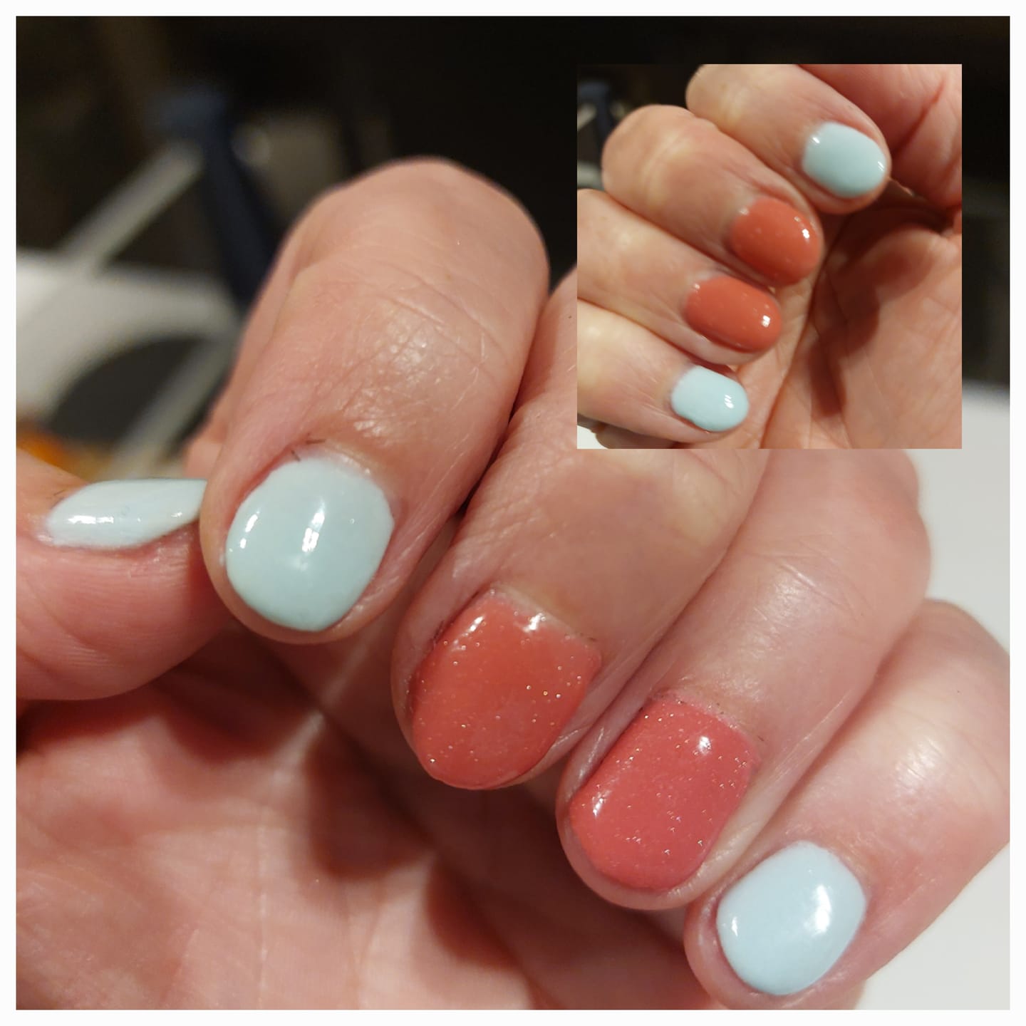 Customer photo review of Tropical Cabana Dipping Powder