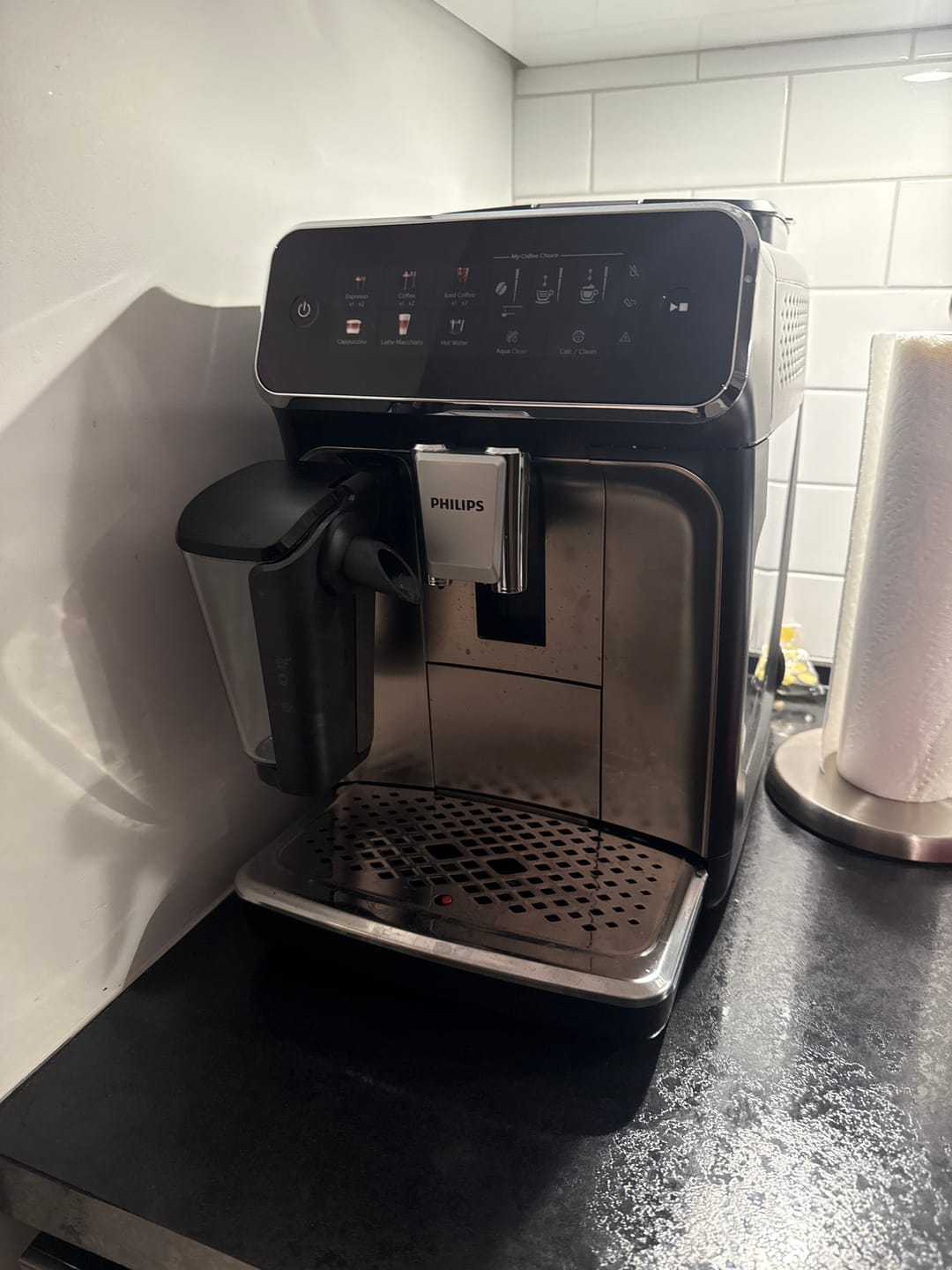 Customer photo review of Philips - Series 3300 LatteGo (SilentBrew)