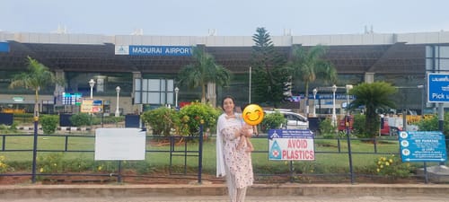 Customer photo review of White and Pink Floral Suit Set