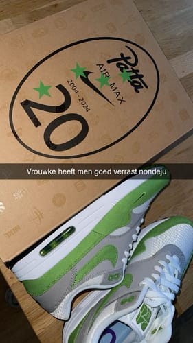Customer photo review of Nike Air Max 1 SP Chlorophyll 2024 x Patta