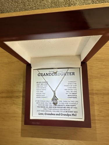 Customer photo review of To My Beautiful Granddaughter - Personalized Gift Set - SS170