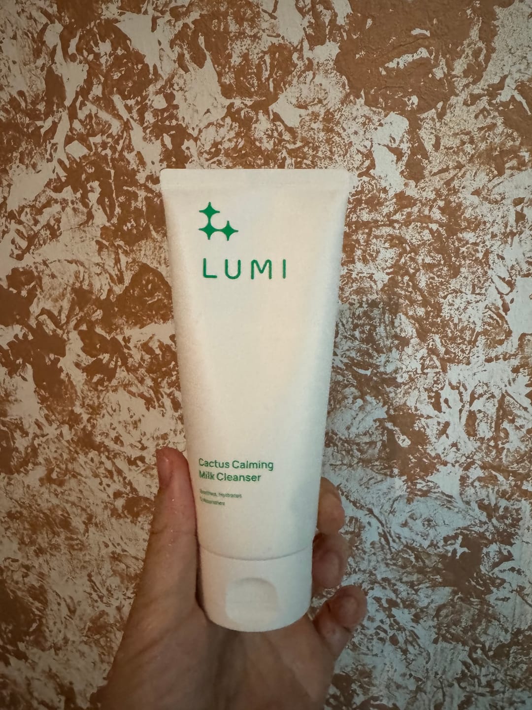 Customer photo review of Cactus Calming Milk Cleanser