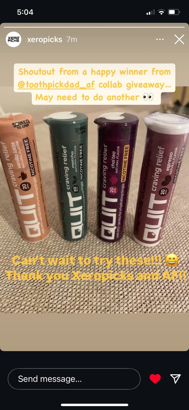 Customer photo review of Quit - Coffee House Variety 4 Pack