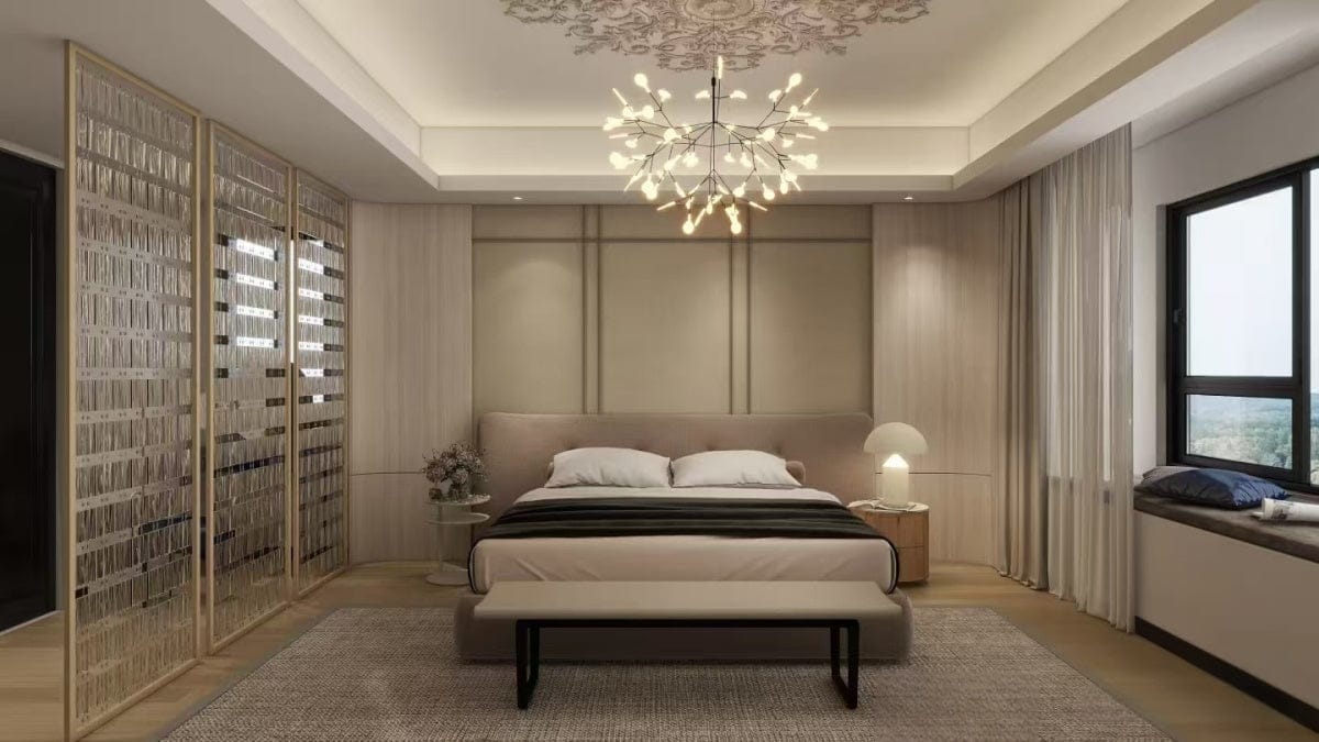 Customer photo review of Heracleum Rose Gold Branch Chandelier