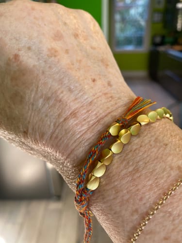 Customer photo review of 2 Tibetan Bracelets of Fortune