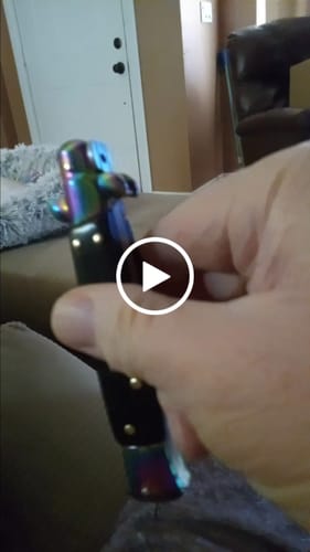 Customer video review of Italian Style Push Button Switchblade Collection *Sold Separately or Together*