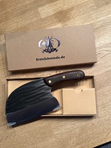 Customer photo review of Handgeschmiedetes Kochmesser - Ergonomic