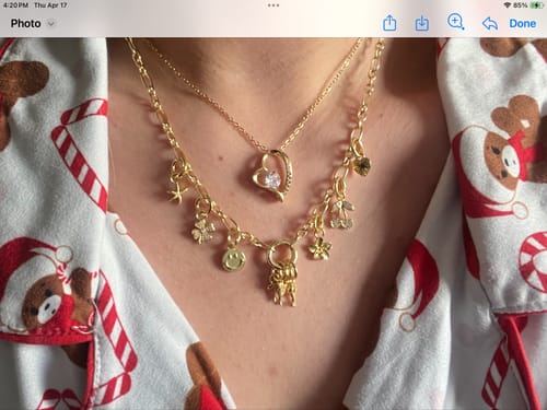 Customer photo review of To My Beautiful Granddaughter - Forever Love Necklace Gift Set - SS514V4