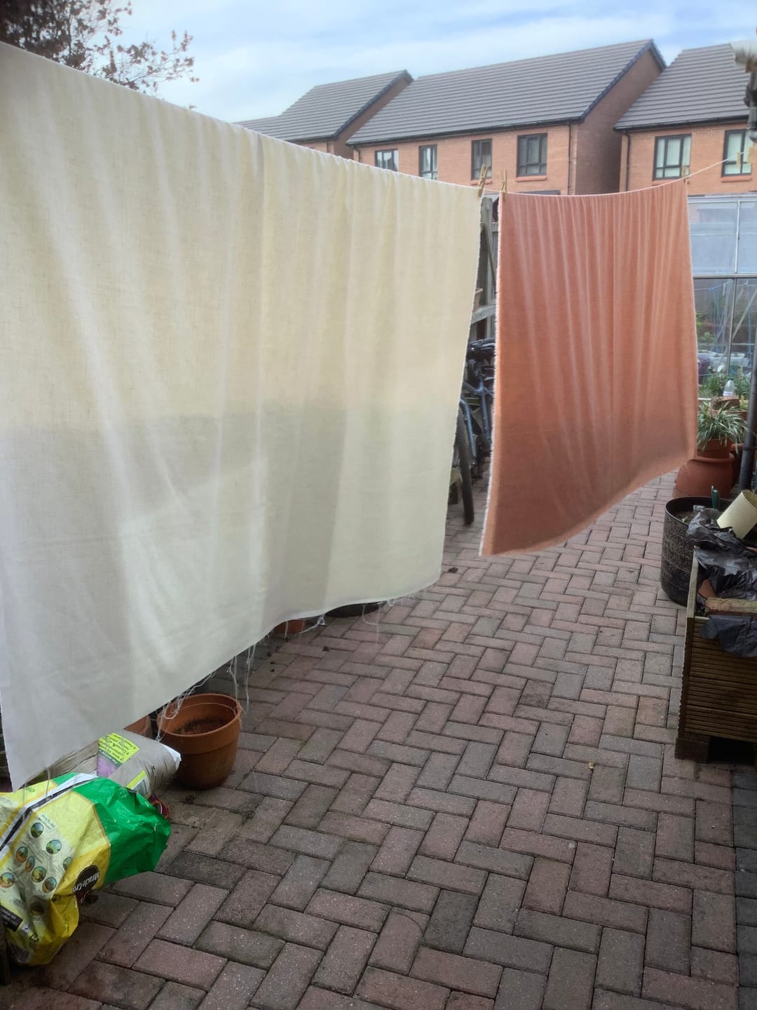 Customer photo review of Plain Bamboo Linen Blend Fabric