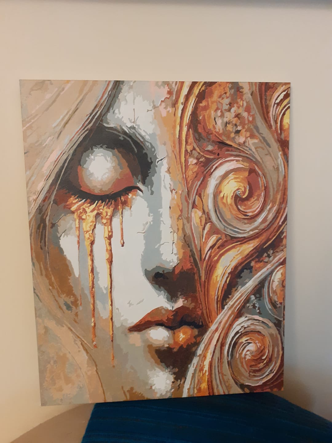 Customer photo review of Paint By Numbers - Golden Tears