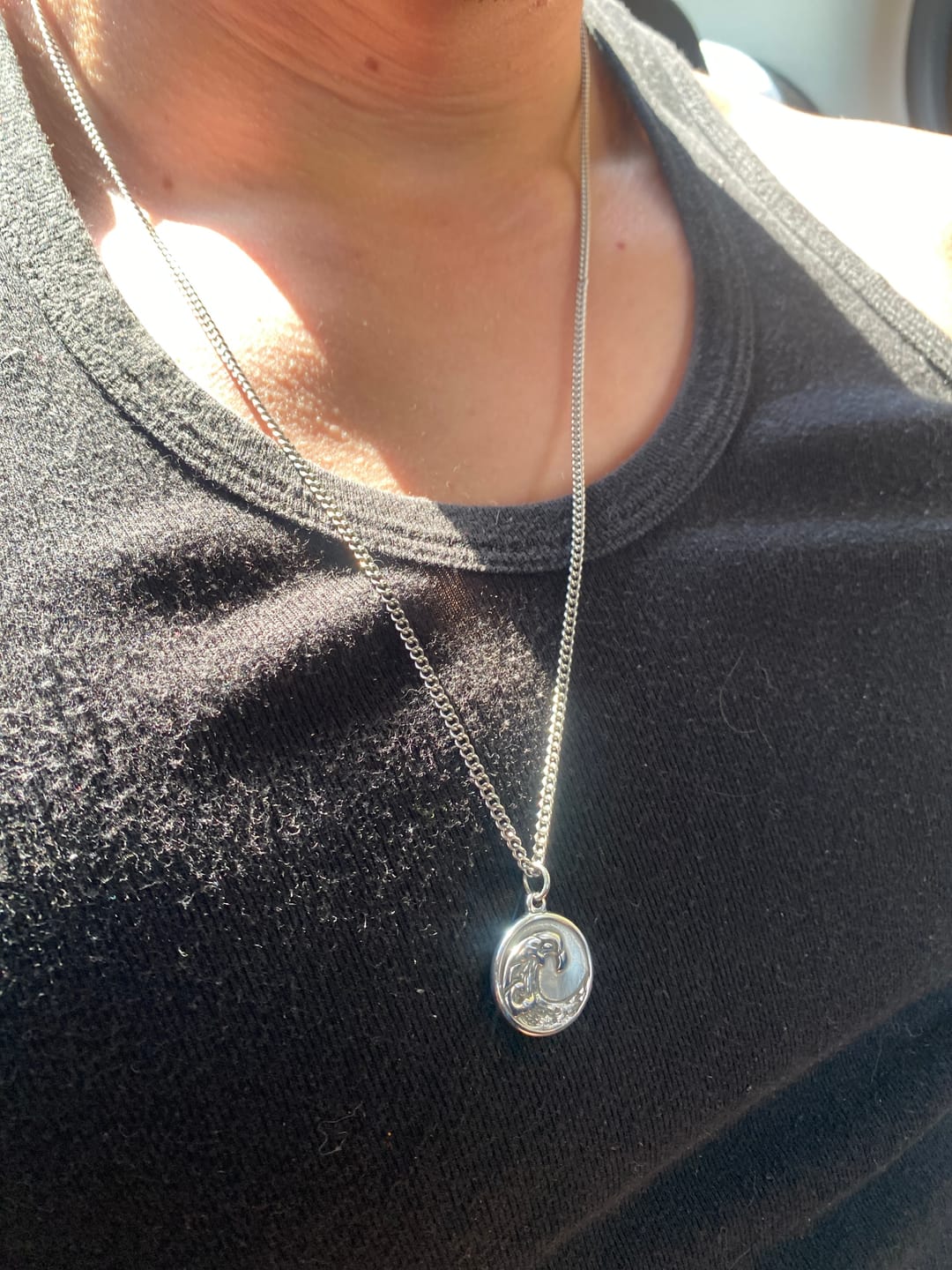 Customer photo review of Collar Maui Silver