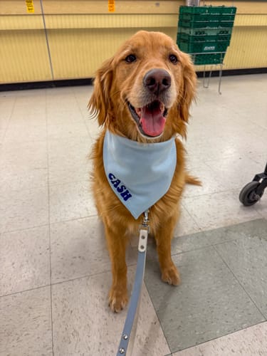 Customer photo review of Custom Embroidered Bandana