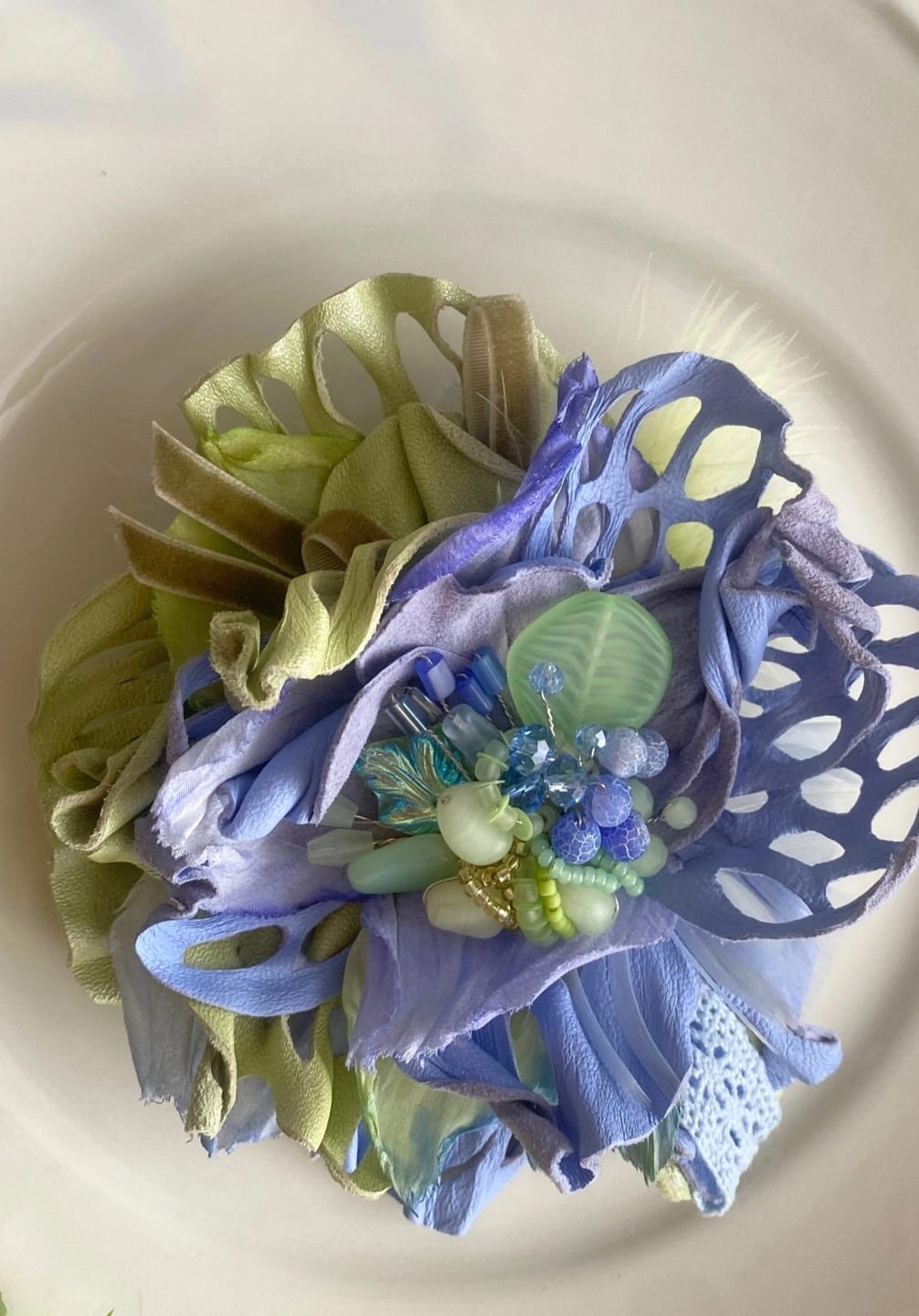 Customer photo review of DRUM DYED LAMB NAPPA SWATCH BOOK