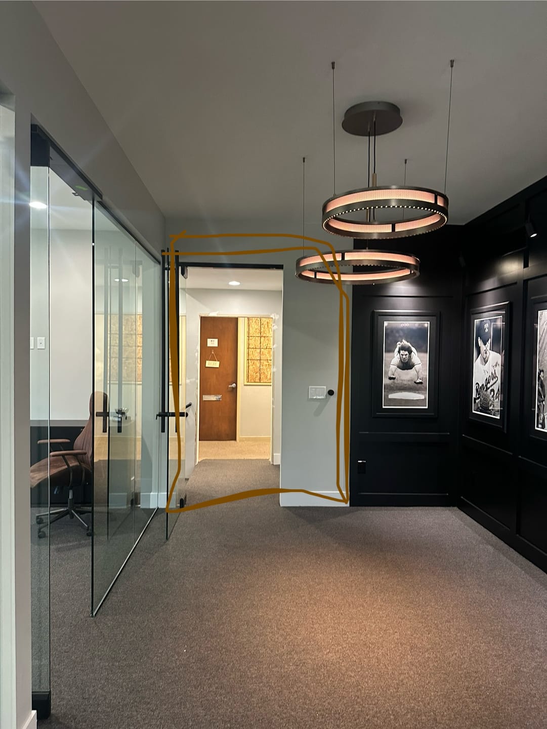 Customer photo review of Titan Rings Chandelier