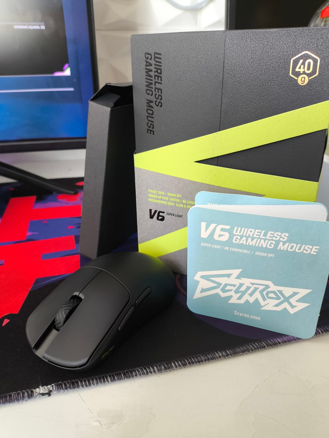 Customer photo review of Scyrox V6 8K Wireless Mouse