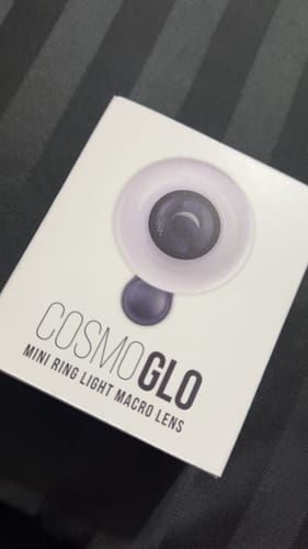 Customer photo review of CosmoGlo Mini Ring Light Macro Lens