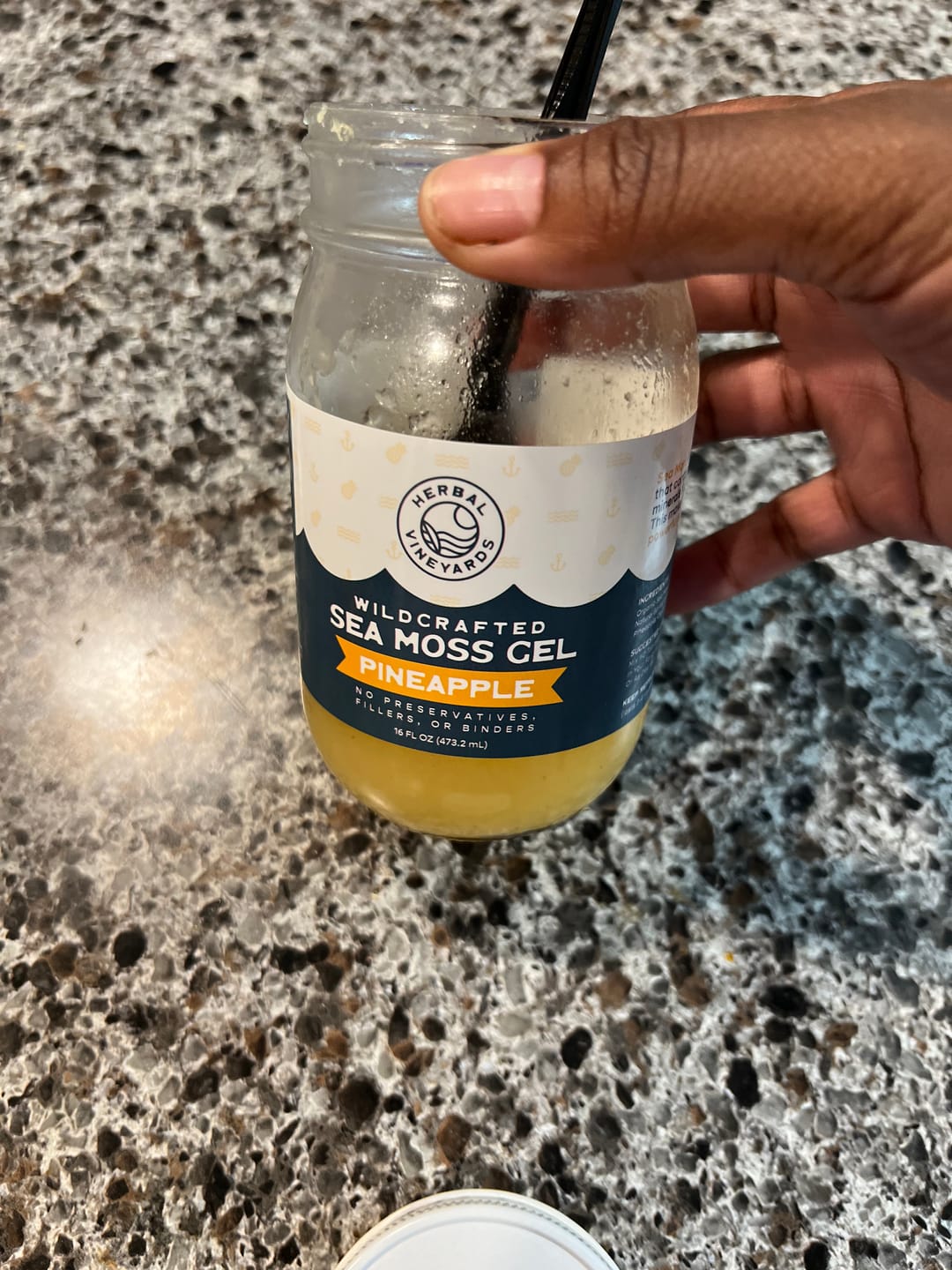 Customer photo review of EXCLUSIVE PINEAPPLE SEA MOSS GEL
